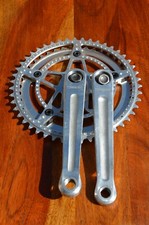 Pédalier Stronglight 93 Double plateaux 47-42 165mm 14 x 125