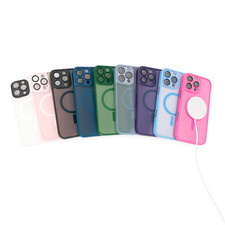 Coque iPhone 11-16 Pro Max MagSafe Luxe Antichoc Translucide Mate Armure Résiste