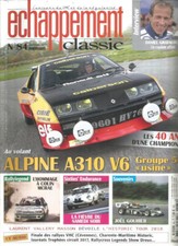 ECHAPPEMENT CLASSIC N°84 ALPINE A310 V6 GR. 5 "USINE" /D. GRATALOUP / J. GOUHIER