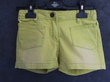 SHORT EN JEAN VERT ANIS
