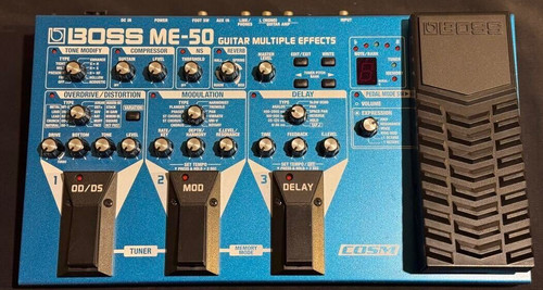 Pédale effets boss 50 - pédale, d'effets