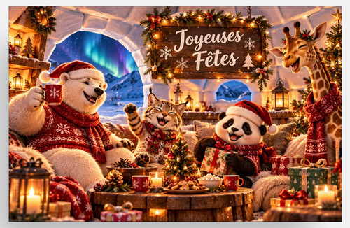 Cartes noël de - de, noël,