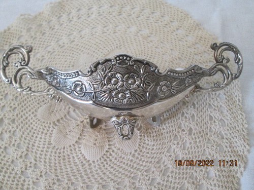 Jardiniere metal argente - en,