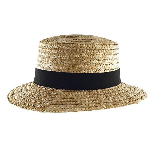 Lp00727 chapeau canotier - canotier, luxe