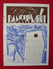 Affichette du film Danger de