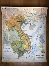 Rare Carte scolaire Delagrave