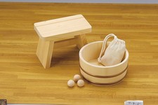 Ensemble tabouret de bain et