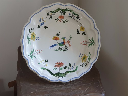 Joli plat faience gien - joli,