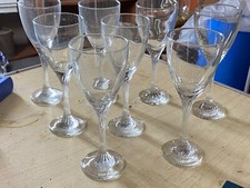 ANCIEN LOT DE 8 VERRE  A VIN