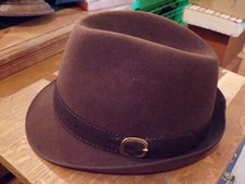 Ancien chapeau de feutre homme Isodaim vintage