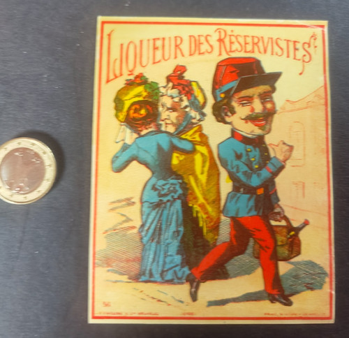 Ancienne rare étiquette - ancienne,