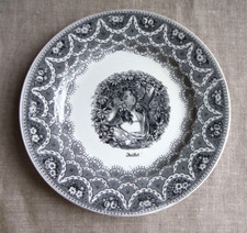 ASSIETTE ANCIENNE EN FAÏENCE