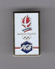 RARE PINS PIN'S .. OLYMPIQUE OLYMPIC ALBERTVILLE 1992 ASSURANCES AGF SPONSOR ~19