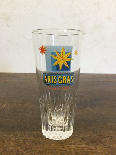 Verre publicitaire anis gras - verre,
