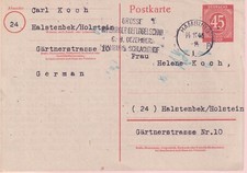 Éditions Communes, P 955, Hambourg 14.11.46, MWS Exposition Avicole