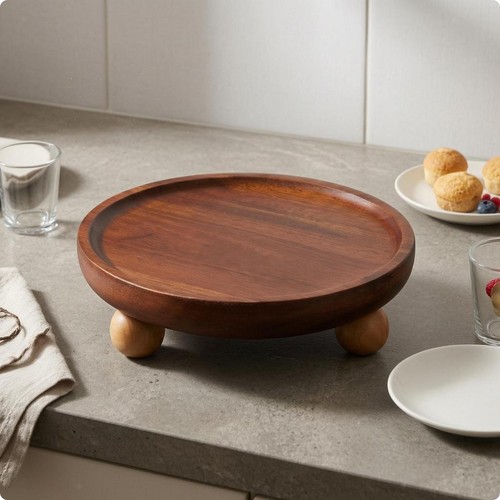 Plateau rond bois - plateau,