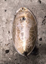 # plaque de cadre moto de collection koehler escoffier idem monet goyon