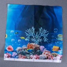  3D Aquarium Fish Tank Océan Paysage Fond Décoration Papier Peint Mur Art Mural