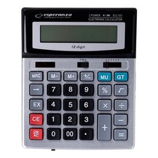 [ECL103] ESPERANZA Calculatrice EULER de Bureau Solaire ECL103 - 12 Chiffres