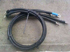 4 liaisons fil / cable 65cm  TGBT tarif jaune HO7-VK 25 mm² + cosses a oeil