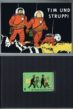 TINTIN / Hergé  CARTE TELEPHONIQUE / TELEFONKARTE  TIM UND STRUPPI 1993 superbe