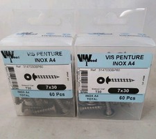 120 Vis a penture en INOX A4 7 X 30  torx VisWood