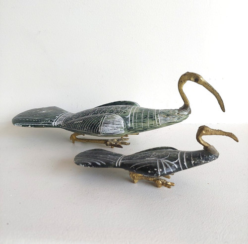 Duo statuettes ibis - duo,