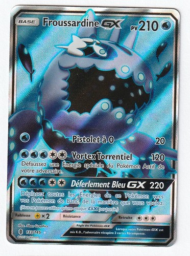 Carte pokemon froussardine - pokemon, gx