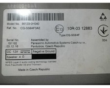 AUTORADIO SMEG RECEPTEUR TELEMATIQUE CITROEN C1   861200H040  2514774