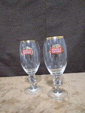 Pair of Gold Rim .33L Stella