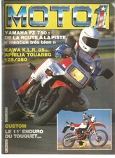 MOTO 1 N°27 YAM FZ 750 / KAWA K.L / APRILIA TOUAREG 125/250 / 11e ENDURO TOUQUET