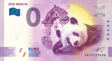 Billet Souvenir 2024 Allemagne Zoo Berlin Panda
