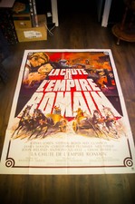 THE FALL OF THE ROMAN EMPIRE French Grande Vintage Movie Poster Original R1970's