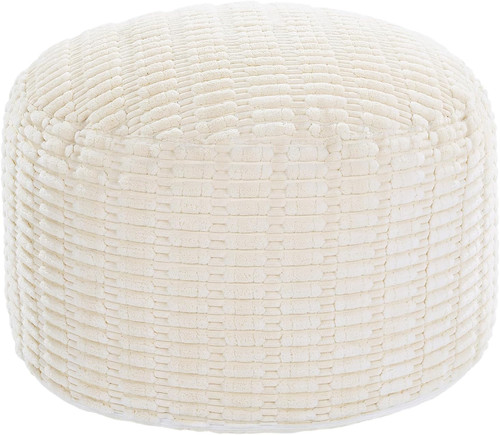 Unstuffed ottoman pouf - unstuffed,