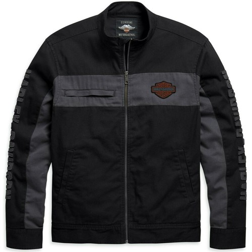 Veste toile colorblock - veste,