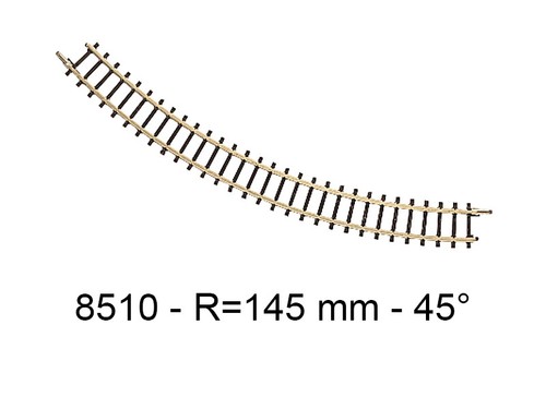 Marklin rail courbe rayon - rail,