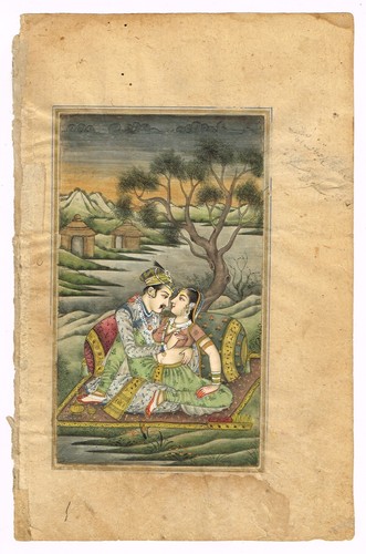 Indien miniature ancien - miniature,