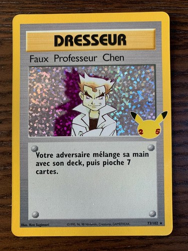 Carte pokémon faux - pokémon, professeur
