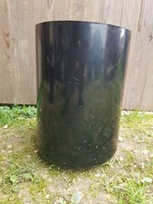 Poubelle MANADE Designer SAMP  Bakélite Noir  Made In France Vintage #A660