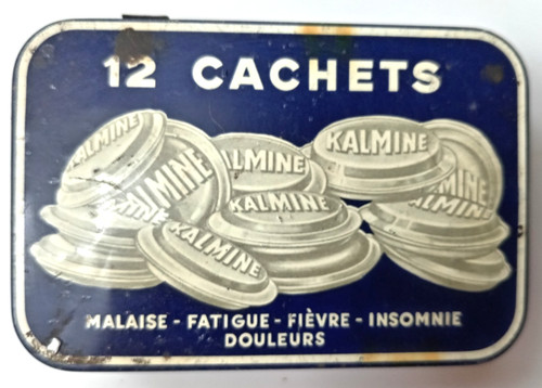 Boite metal ancienne vide - metal,