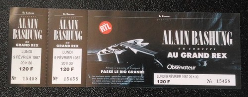 Ticket billet unused - ticket, stub
