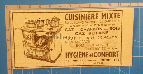Cuisiniere mixte gaz bois - mixte,