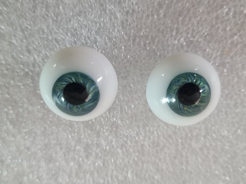 Yeux bleux poupée ancienne - bleux,