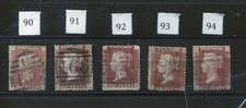 Grande Bretagne Lot de 5 timbres Reine Victoria Y&T n° 26