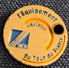 JETON DE CADDIE DDE76 EQUIPIER DU TOUR DE FRANCE