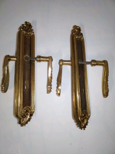 Poignée porte laiton style - laiton,