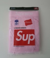 FW21 Supreme Hanes Rose Boxer