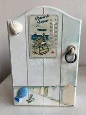 Boîte à Clés décorative, en Bois , décor bord de mer
