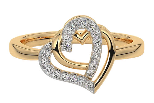 Bague cœur cocktail - bague,