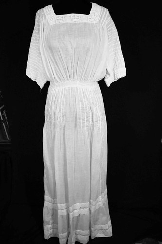Robe ancienne edwardienne - robe,
